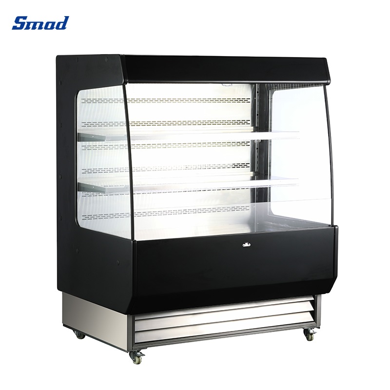 
Smad 1050L supermarket ventilating open display showcase cooler with night curtain multideck