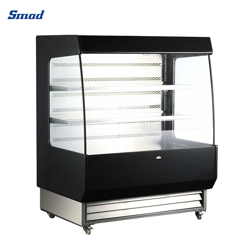 
Smad 1050L supermarket ventilating open display showcase cooler with night curtain multideck