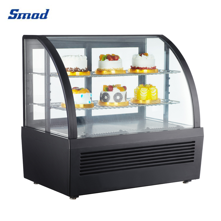 
Smad 100L Front Curved Glass Cake Display Cooler with Inner LED Light