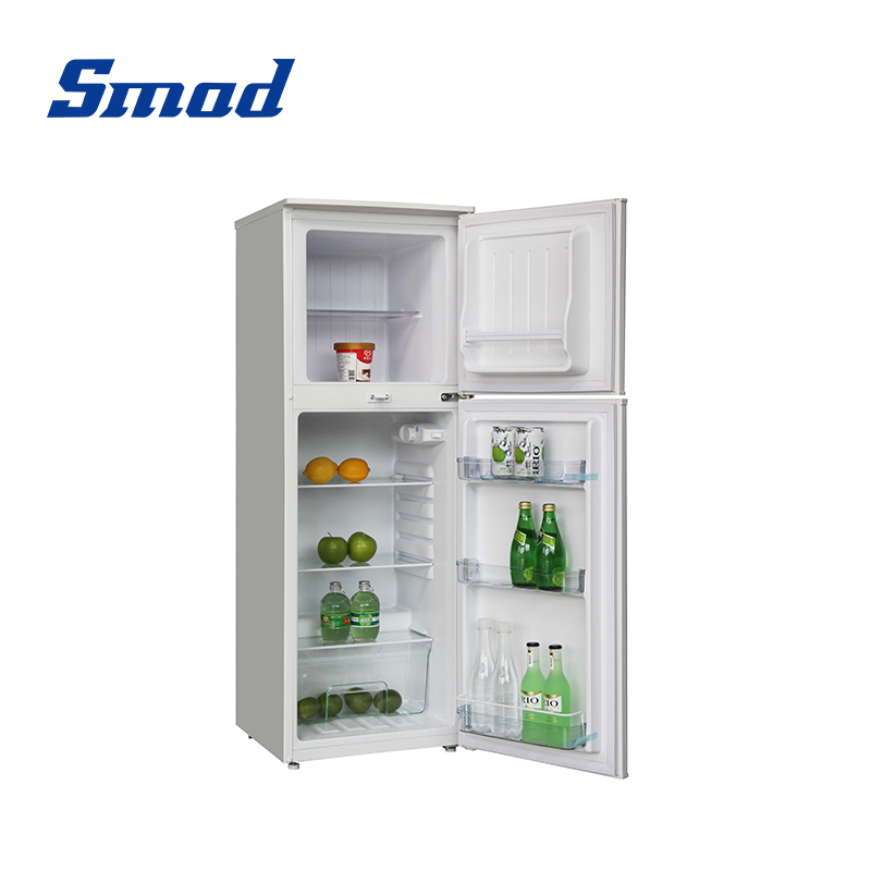 Smad 138L Top Freezer Double Door Mini Fridge with Adjustable thermostat
