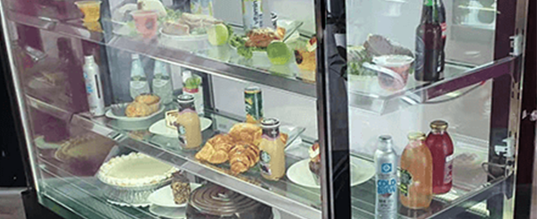 
Smad Display Case for Bakery with 3 interior LED lighting