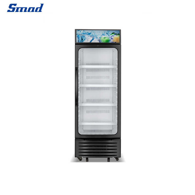 Smad 250L Single Glass Door Commercial Merchandiser with Customizable Color
