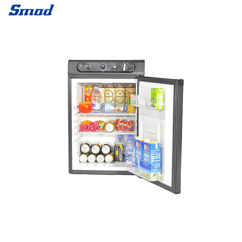 
Smad 53L compact mini absorption refrigerator with Stainless steel door