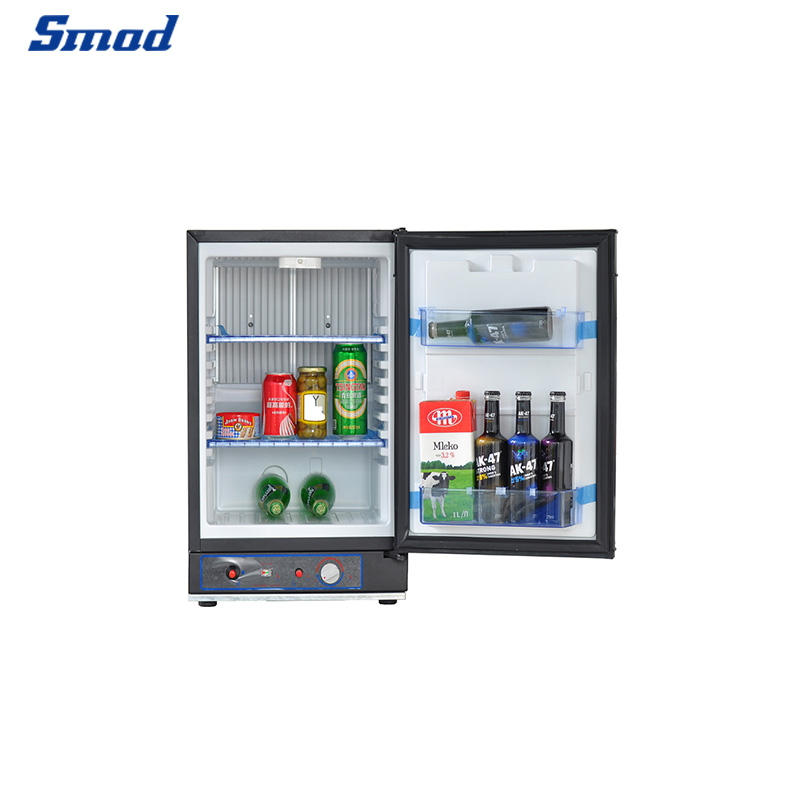 
Smad 1.4 Cu. Ft. Black Propane LP Gas Refrigerator with Adjustable Shelf