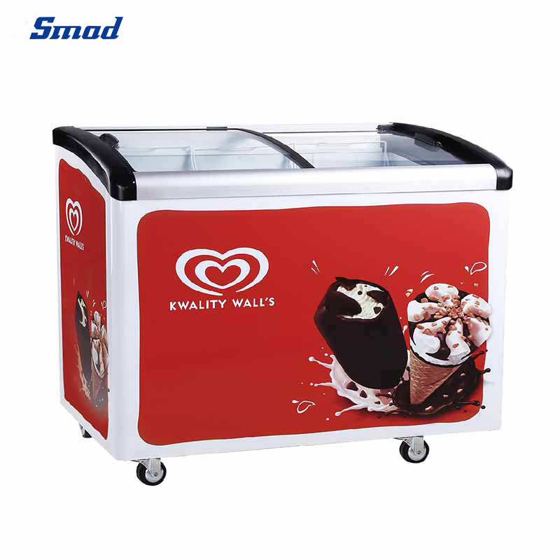 Smad Ice Cream Cooler with Mechanical Adjustable Thermostat