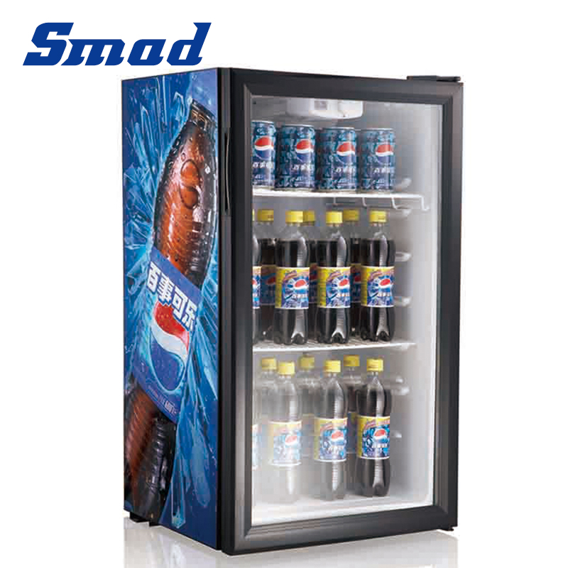 small commercial refrigerator glass door
