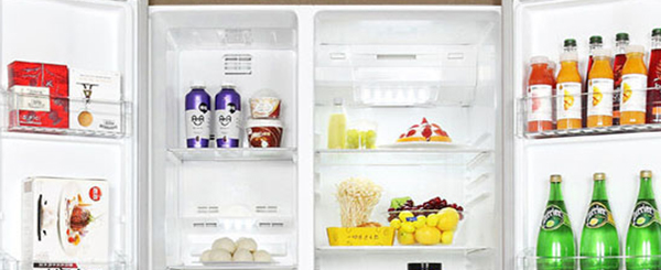 Smad Stainless Steel Side by Side Fridge with Unique design