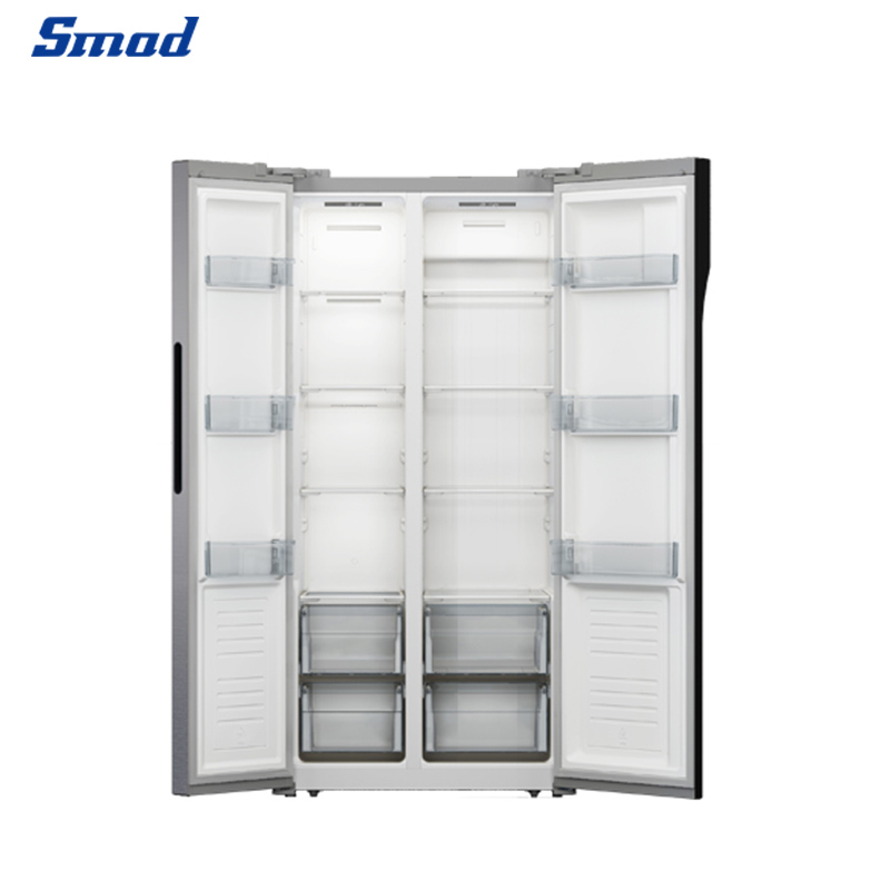 
Smad Stainless Steel Side by Side Fridge with Air-cooled