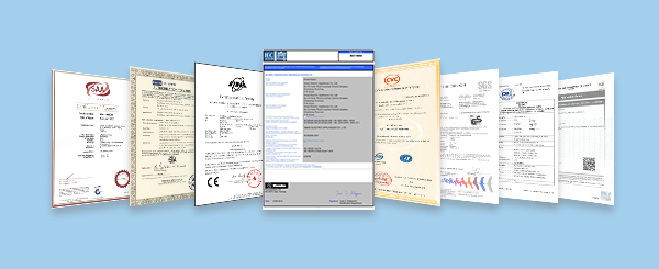  
Smad cake showcases have all certificates