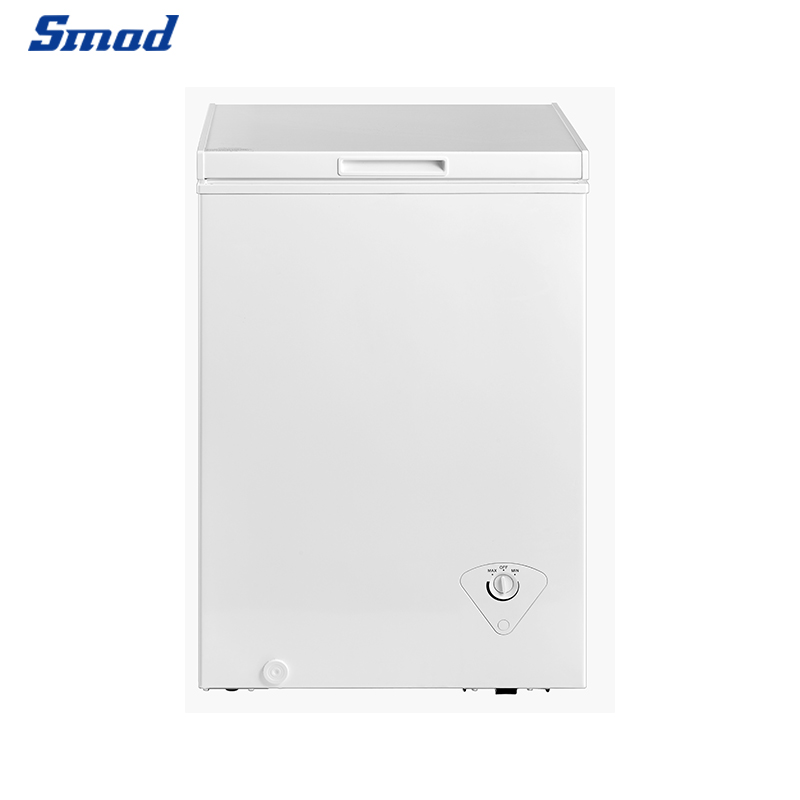 Smad 3.5 Cu. Ft. Single Door Compact Chest Freezer with Mechanical control knob