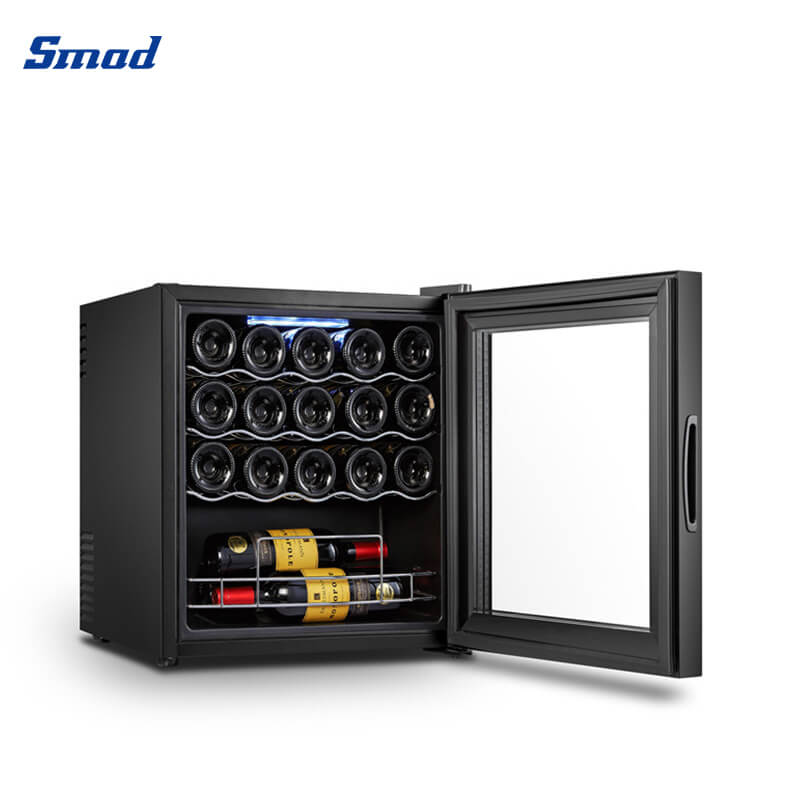 
Smad Home Wine Cellar Fridge with Soft interior LED lighting