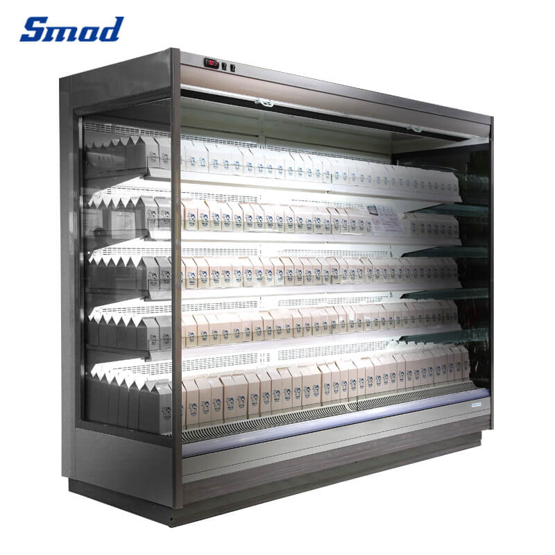 Smad 1990L Multideck Beverage Cooler with Air Curtain for supermarket