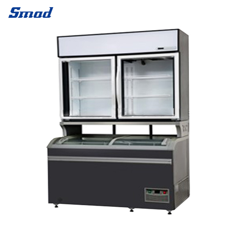 Smad 695L frost free electronic control combined island freezer