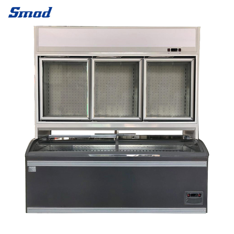 Smad 790L frost free electronic control combined island freezer