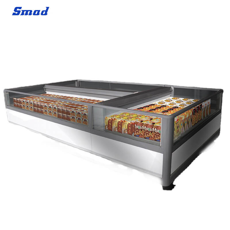Smad commercial horizontal showcase automatic defrost