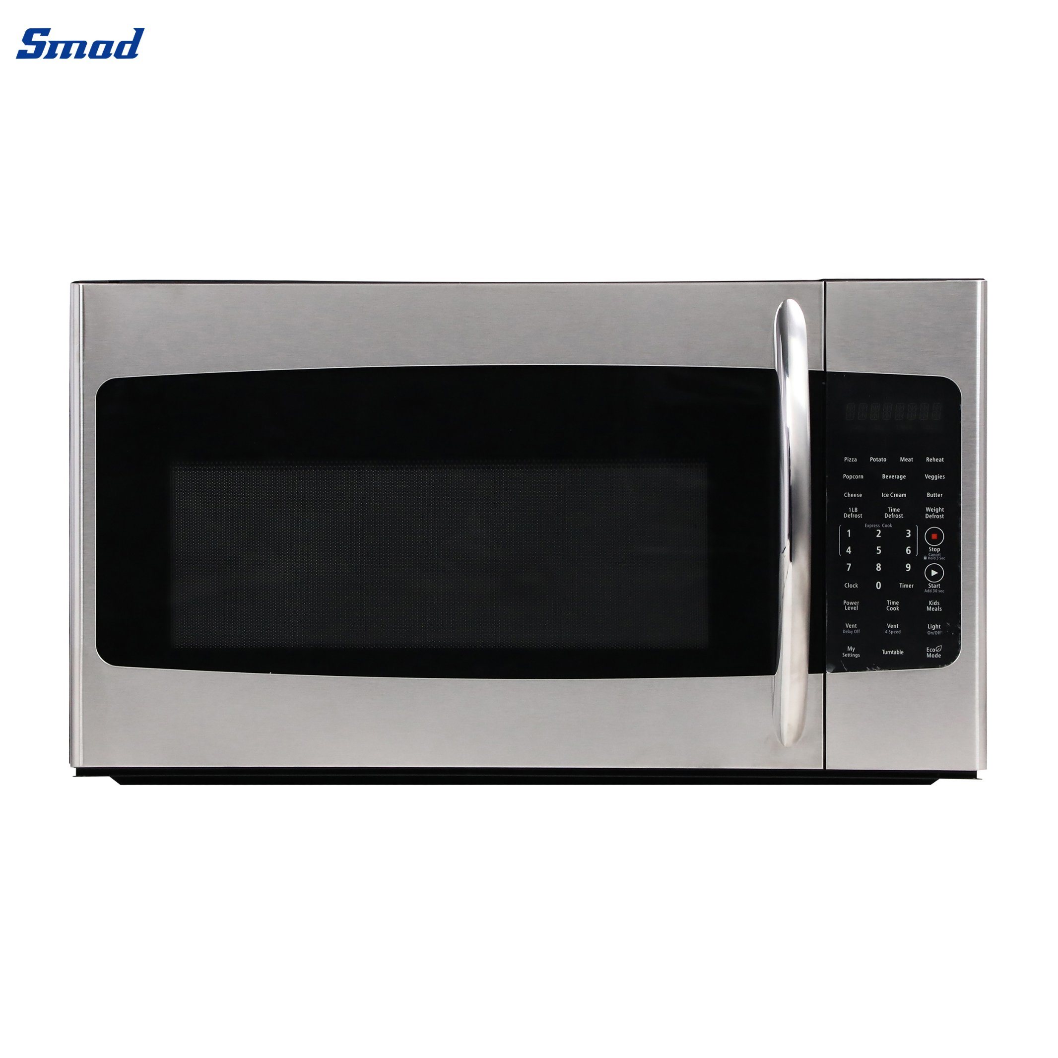 Smad 1.6 Cu. Ft. 1000W Over the Range Microwave Oven with Removable Glass