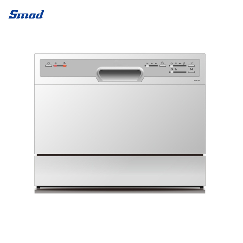 
Smad 6 Sets Countertop Dishwasher with 