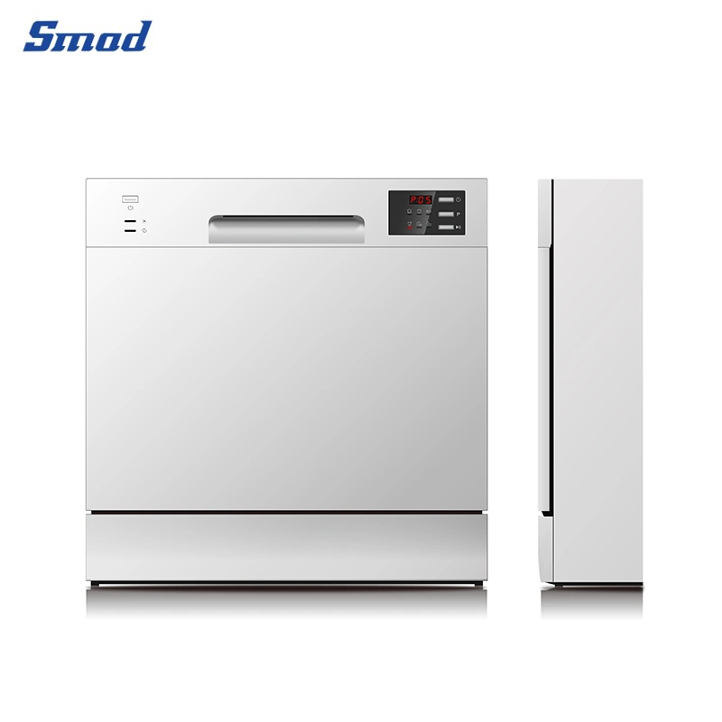 Smad 8 Place Settings Touch Control Countertop Dishwasher with LED Touch Control