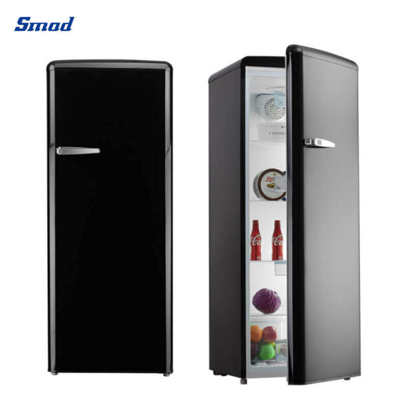 
Smad 248L Red Single Door Retro Style Fridge Freezer with Crystal crisper