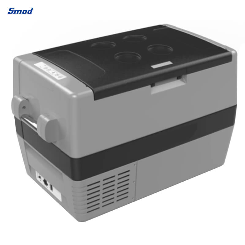 
Smad 2.1 Cu. Ft. DC 12/24V Portable Car Refrigerator with Precise Temperature Control