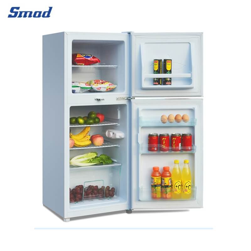 
Smad 4.7/7.9 Cu. Ft. Manual Defrost Top Freezer Refrigerator with Reversible door