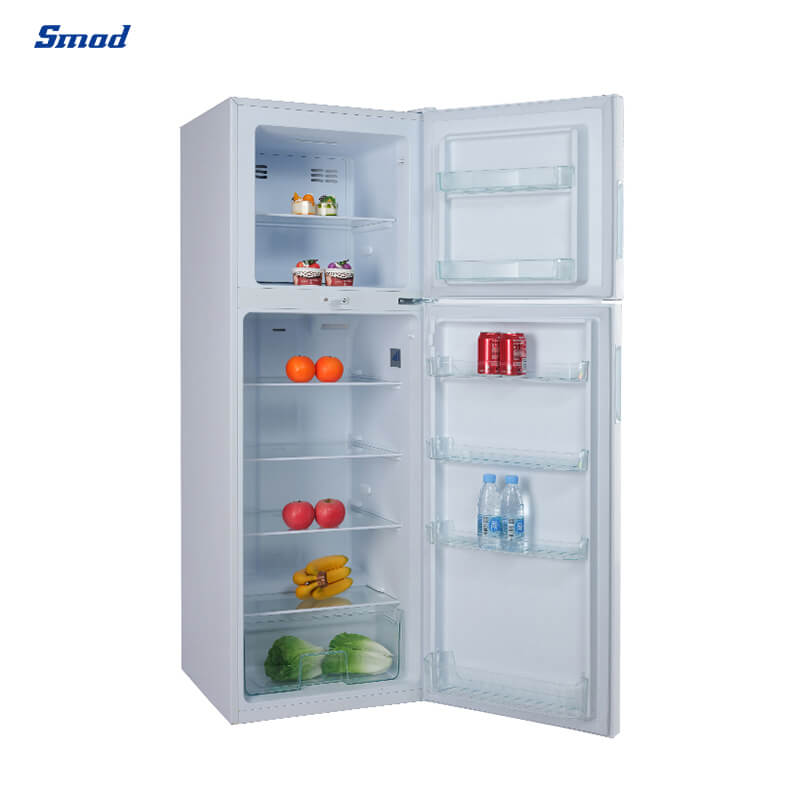 
Smad 225L Top Freezer Double Door Fridge Freezer with Reversible door