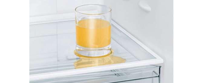 
Smad 225L Top Freezer Double Door Fridge Freezer with Adjustable glass shelves
