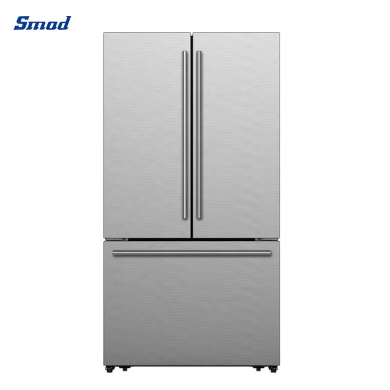Smad 20.9/26.6 Cu. Ft. Frost Free French Door Refrigerator with Inverter compressor