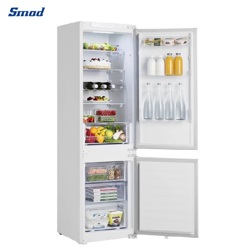 
Smad 226L 50/50 Integrated Slim Fridge Freezer with Recessed Handle