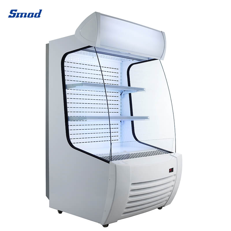 
Smad 360L Supermarket Ventilated Cooling Open Chiller with LED Lighting