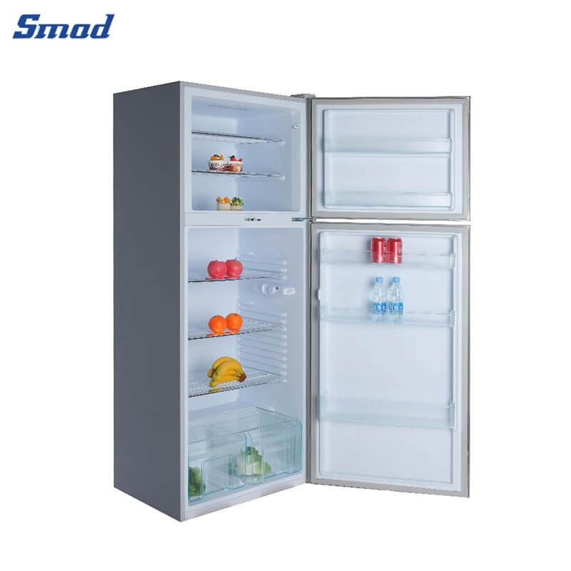 
Smad 472L Silver Double Door Fridge Freezer with Reversible door