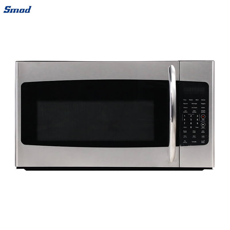 
Smad 30 Inch White / Black Stainless Steel Over the Range Microwave with 