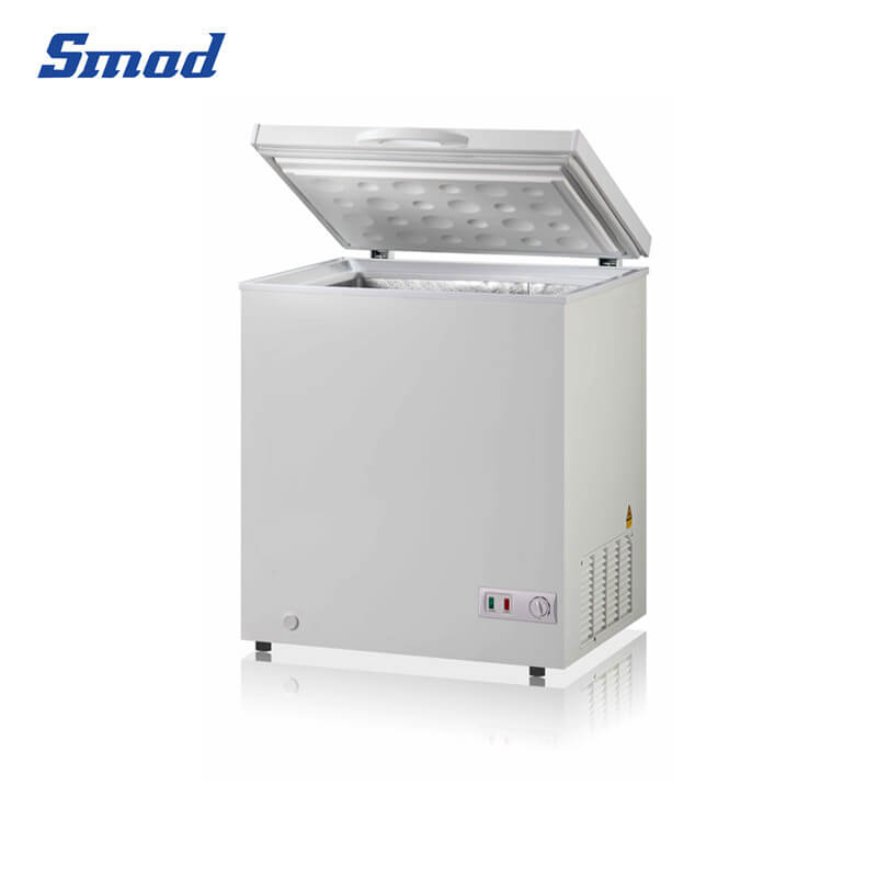 Smad 567l single door deep chest freezer of manual defrosting