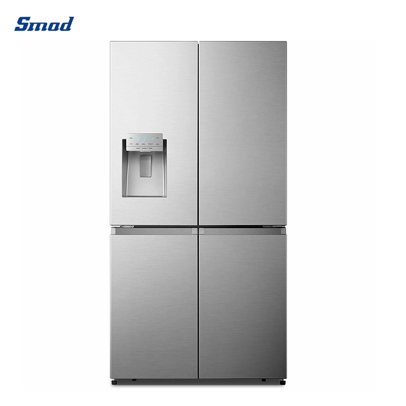
Smad 20 Cu. Ft. Black Counter Depth 4 Door Refrigerator with My Fresh Choice