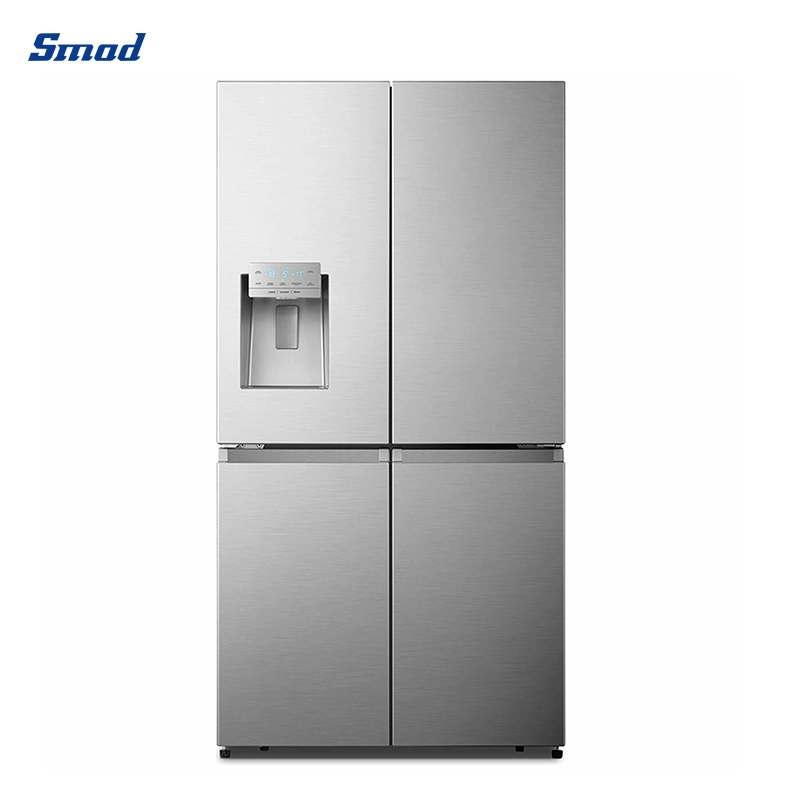 
Smad 20 Cu. Ft. Black Counter Depth 4 Door Refrigerator with My Fresh Choice