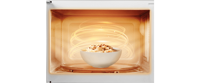
Smad 20L Mechanical Control Countertop Microwave Oven with Thickened Glass Turntable