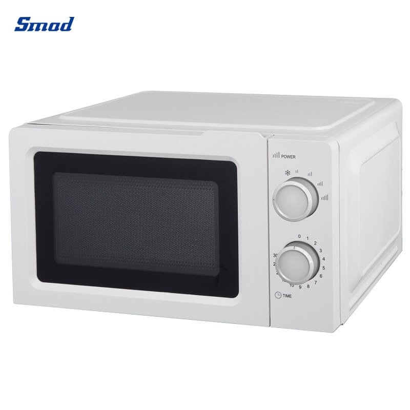 
Smad Black / White Mini Microwave with Handle