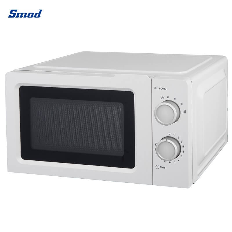 
Smad Black / White Mini Microwave with Handle