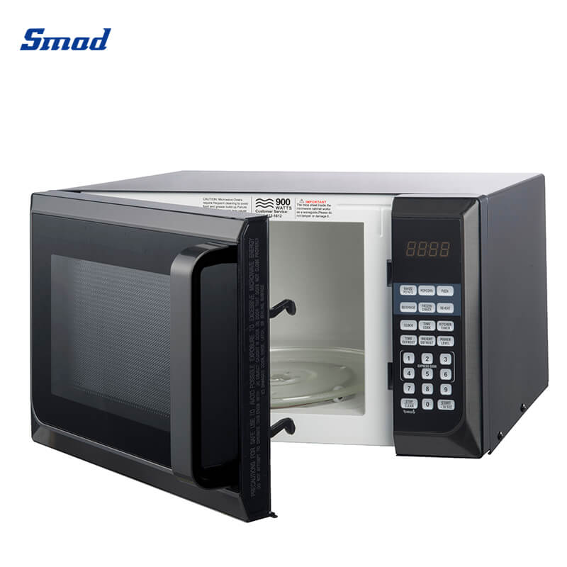 
Smad 0.7/0.9 Cu. Ft. Stainless Steel Countertop Microwave with 10 Power Levels