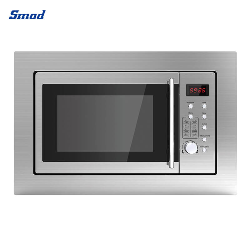 
Smad 1.0 Cu. Ft. Black Stainless Steel Built In Microwave Oven with child safety lock