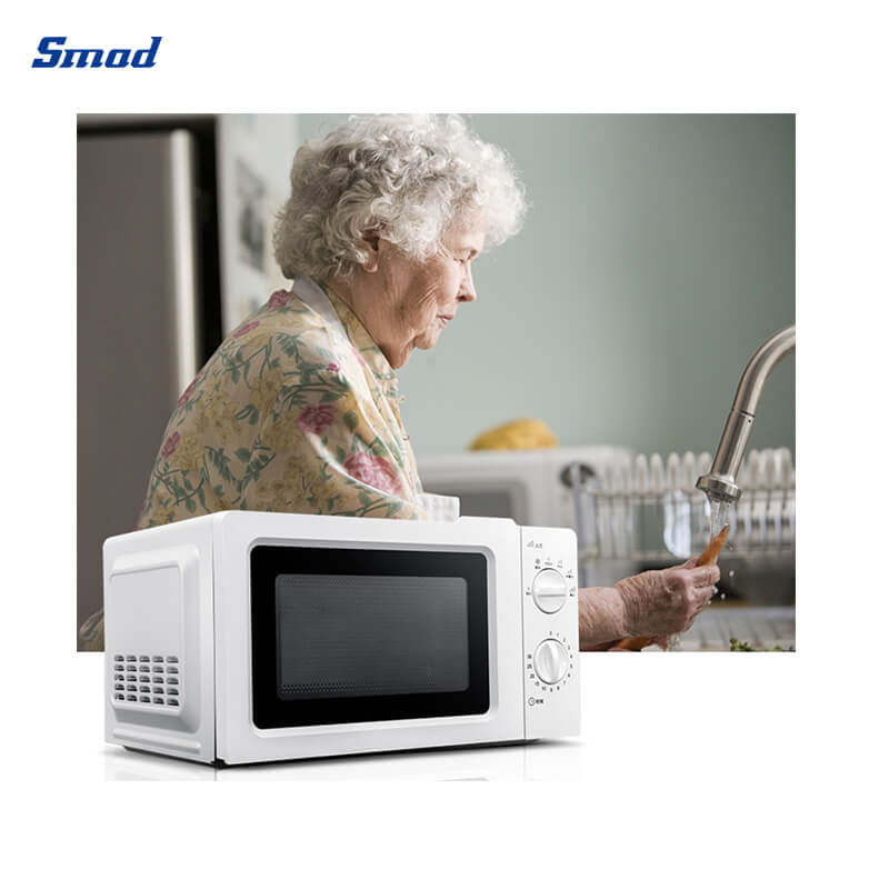 Smad 20L 700W Mechanical Control Countertop Microwave Oven