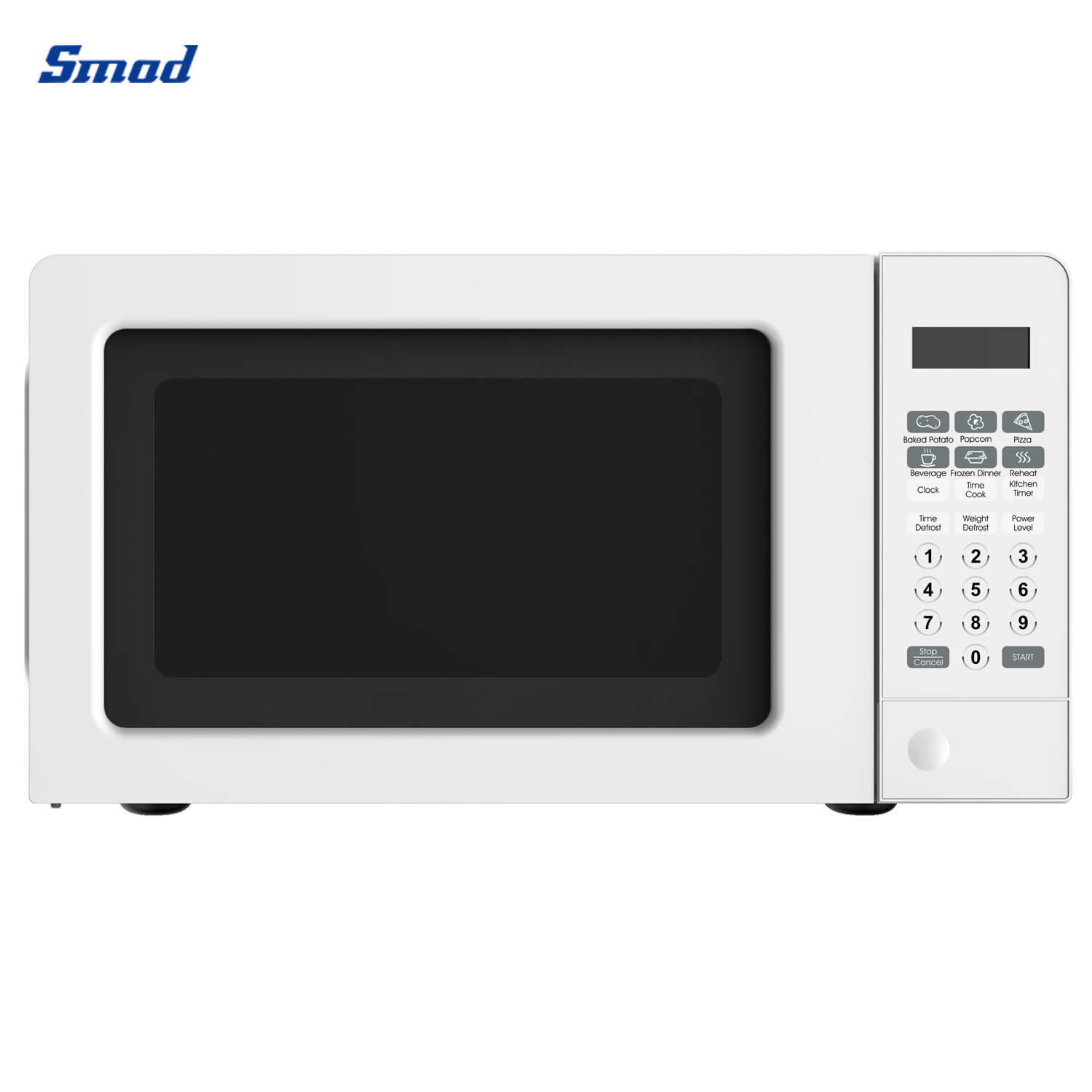 Smad 20L Black / White Microwave Oven with Grill