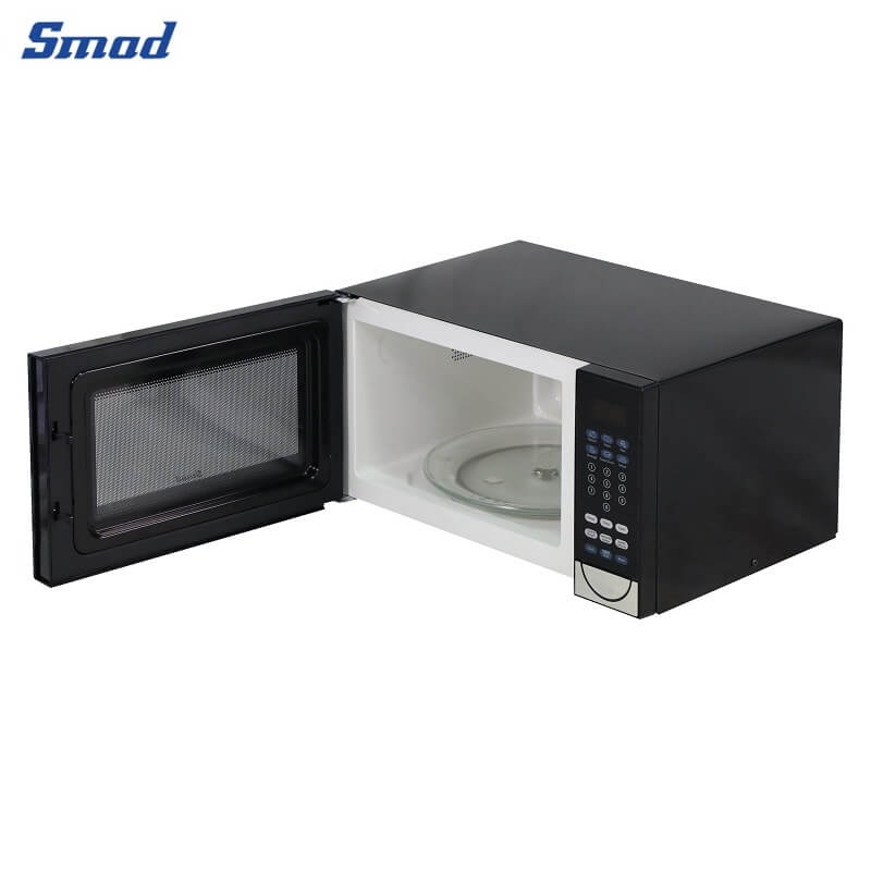 
Smad 1.1 Cu. Ft. 100W Digital Control Countertop Microwave Oven with Touch Button Control