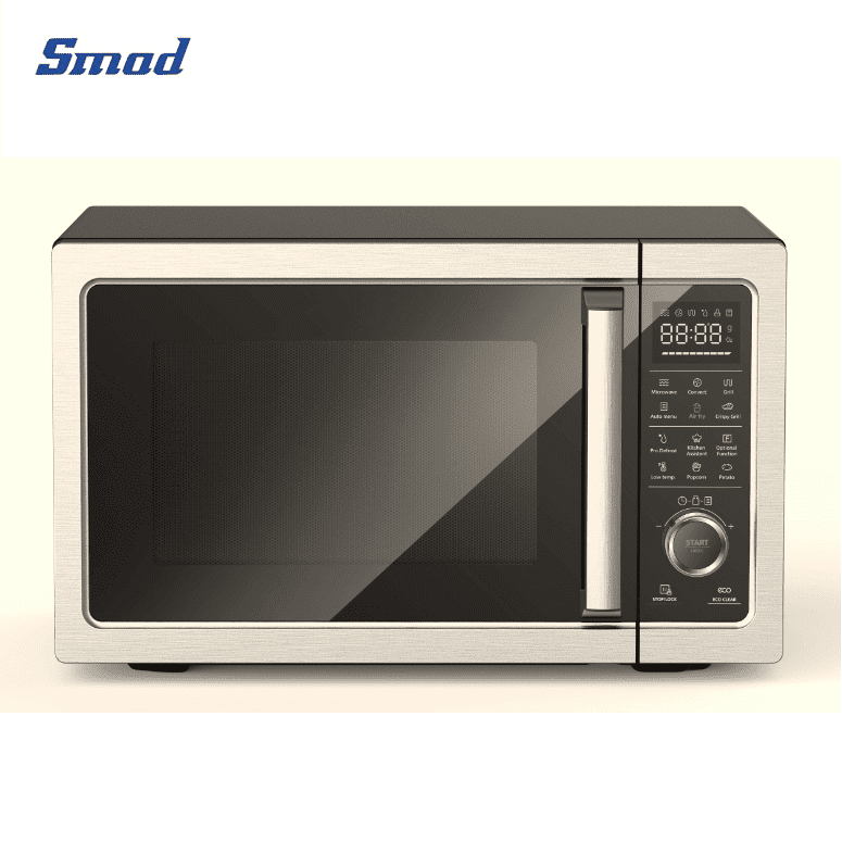 Smad 1.0 Cu. Ft. Automatic Countertop Convection Microwave Oven with Home Fry/Crispy Grill