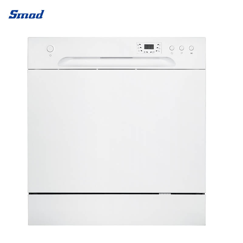Smad 8 sets Countertop Dishwasher with LED display