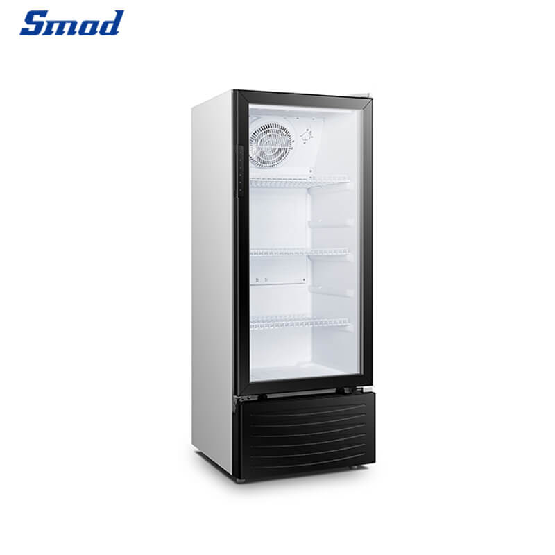 
Smad Glass Door Drinks Fridge with Adjustable shelves