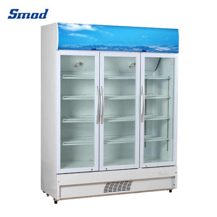 Smad Commercial Beverage Cooler Fridge with Inner Lamp