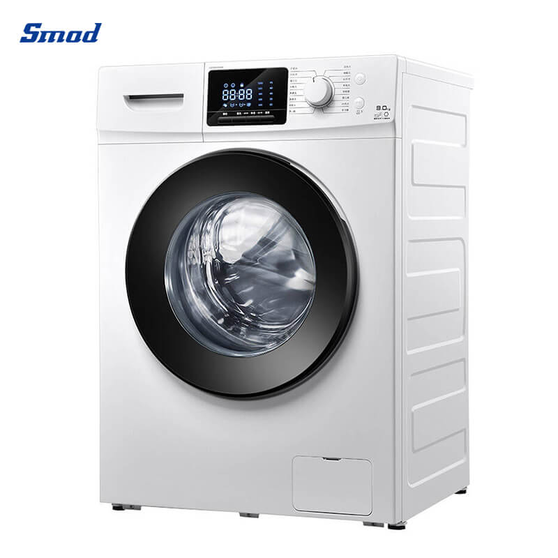 
Smad A+++ Stainless Steel Front Load Washing Machine with Heat Sterilization