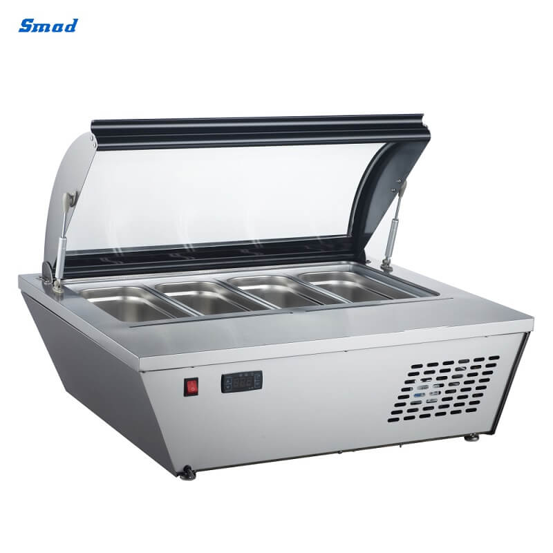 
Smad 67L Countertop Ice Cream Display Freezer with Direct cooling system