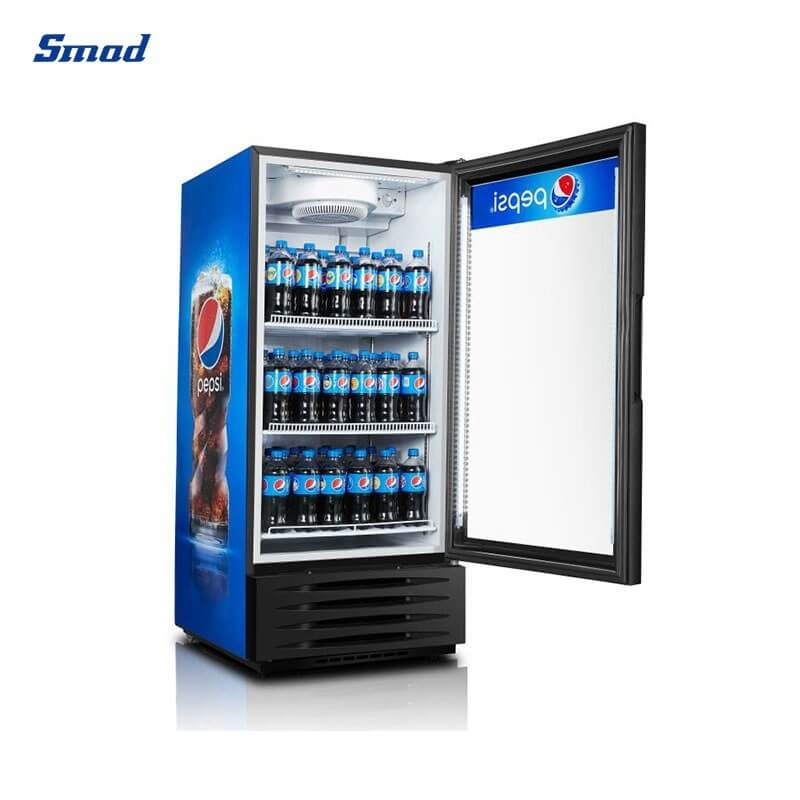 
Smad Glass Door Pepsi Fridge with Mechanical Temperature Control